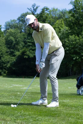 Quentin Penaud, coach de golf